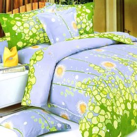 Blancho Bedding - [Dandelion Dream] 100% Cotton 3PC Mini Duvet Cover Set (Full Size)