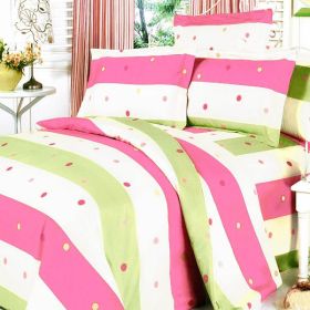 Blancho Bedding - [Colorful Life] 100% Cotton 3PC Mini Duvet Cover Set (Full Size)