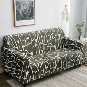 Printed Sofa Cushion Sofa Cover Sofa Cover (Option: V-1 seater)