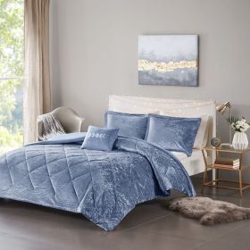 Velvet Duvet Cover Set (Color: as Pic)